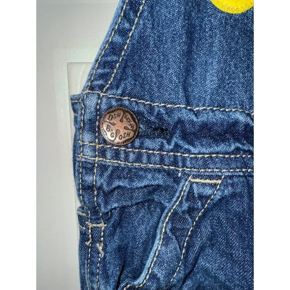 Oshkosh B’Gosh Denim Overalls Size 12‎ Months